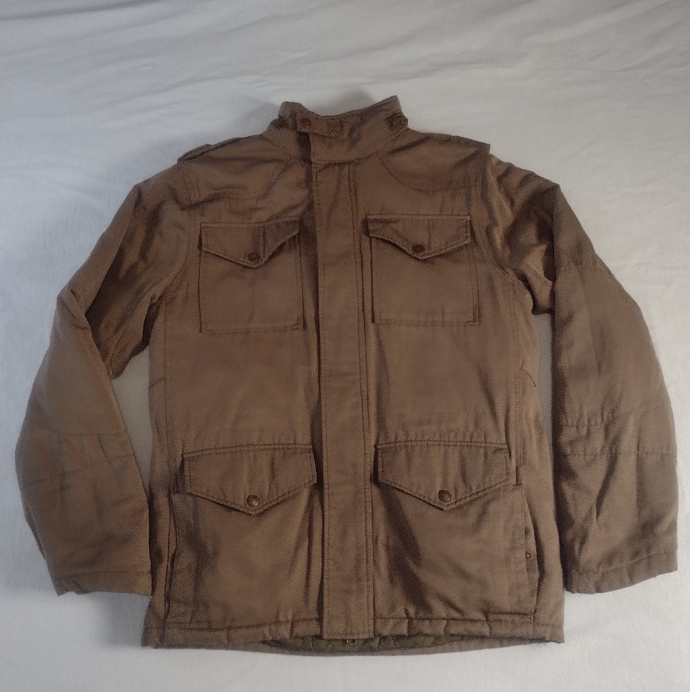 I. Spiewak & Sons Green Cargo Pocket Zip Up Utility Jacket Men's Medium